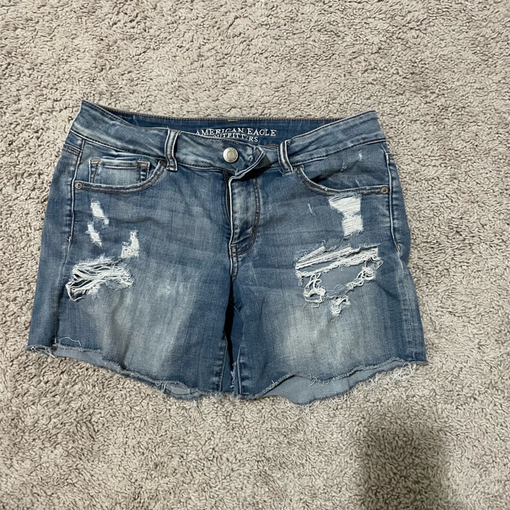 Women’s Distressed Jean Shorts